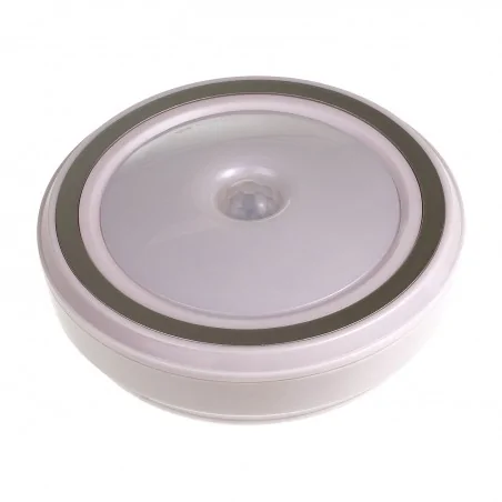Oprawy-meblowe-podszafkowe - lbs-02 okrągła lampka led na baterie z czujnikiem ruchu i zmierzchu rum-lux 