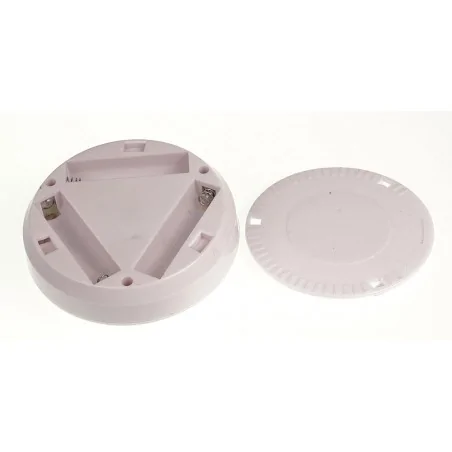 Oprawy-meblowe-podszafkowe - lbs-02 okrągła lampka led na baterie z czujnikiem ruchu i zmierzchu rum-lux 