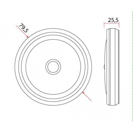 Oprawy-meblowe-podszafkowe - lbs-02 okrągła lampka led na baterie z czujnikiem ruchu i zmierzchu rum-lux 