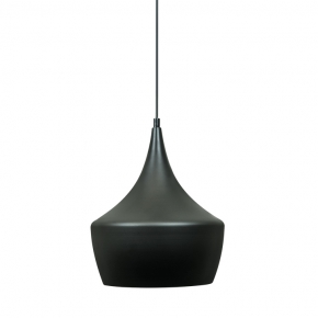 Lampy-sufitowe - czarna lampa wisząca 20w e27 modern 1b-b il mio polux