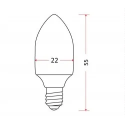 Zarowki-tradycyjne - żarówka tablicowa 10w e12 t22 tradycyjna 2700k rum-lux 