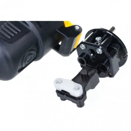 Gniazda-silowe - gg-02 gniazdo proste gumowe czarne z żółtą klapką ip44 16a rum-lux 