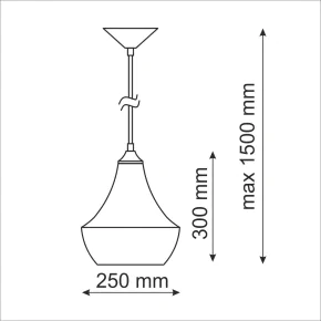 Lampy-sufitowe - wisząca lampa biała o mocy 20w e27 modern 1b-w il mio polux 