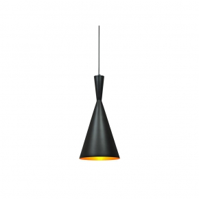 Lampy-sufitowe - wisząca lampa czarna 20w e27 modern 1c-b il mio polux 