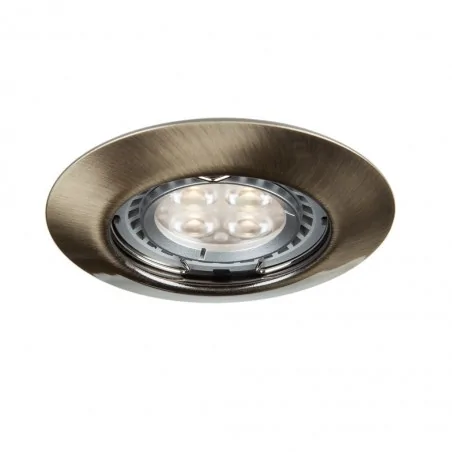 Oprawy-sufitowe-stale - oprawa sufitowa okrągła oczko patynowany mosiądz dina 11-ab ozzo 