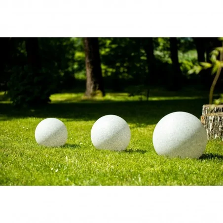 Lampy-kule-ogrodowe - kula ogrodowa kamienna o średnicy 40cm 1xe27 lumikula lumogr0990 lumiled 