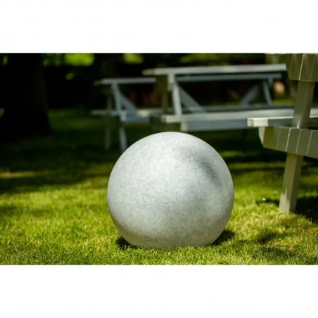 Lampy-kule-ogrodowe - kula ogrodowa kamienna o średnicy 40cm 1xe27 lumikula lumogr0990 lumiled 
