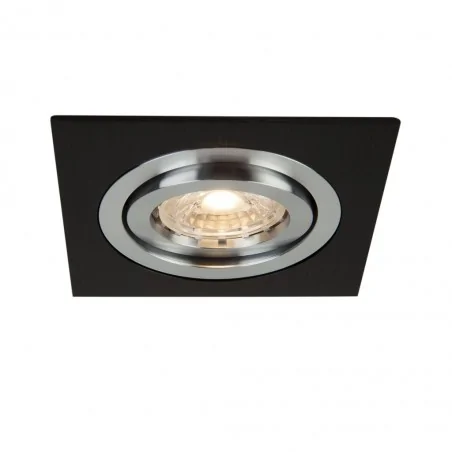 Oprawy-sufitowe-ruchome - oprawa sufitowa kwadratowa czarna regulowana mino-222-bl ozzo 