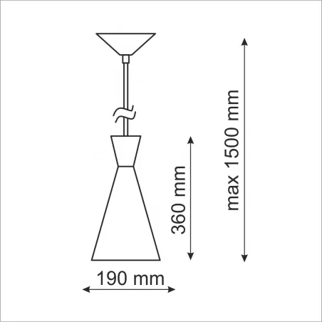 Lampy-sufitowe - żyrandol w kolorze białym 20w e27 modern 1c-w il mio polux 