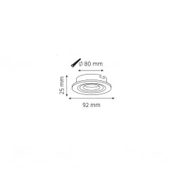 Oprawy-sufitowe-ruchome - oprawa sufitowa ruchoma aluminiowa mino-212-al ozzo 