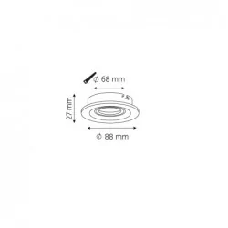 Oprawy-sufitowe-ruchome - oprawa sufitowa ruchoma miedziana movi 211-an ozzo 