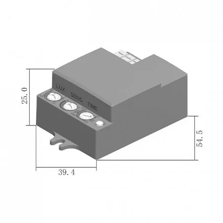 Czujniki-ruchu - mikrofalowy czujnik ruchu max.1200w flat 6451 lvt 