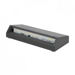 Kinkiety-ogrodowe - kinkiet hermetyczny led lampa na elewację domu o mocy 4w grafitowa enye ad-op-6560l4 adviti 