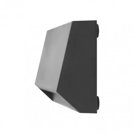 Kinkiety-ogrodowe - kinkiet hermetyczny led lampa na elewację domu o mocy 4w grafitowa enye ad-op-6560l4 adviti 