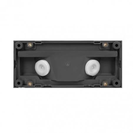 Kinkiety-ogrodowe - kinkiet hermetyczny led lampa na elewację domu o mocy 4w grafitowa enye ad-op-6560l4 adviti 