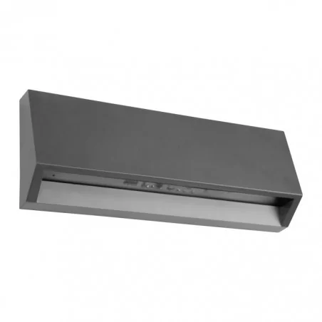 Kinkiety-ogrodowe - kinkiet hermetyczny led lampa na elewację domu o mocy 4w grafitowa enye ad-op-6560l4 adviti 