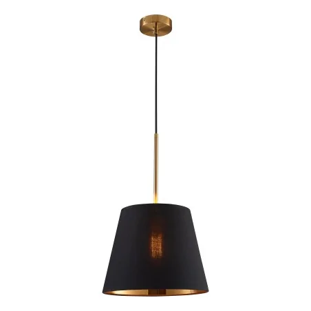 Lampy-sufitowe - wisząca lampa sufitowa czarno-złota na żarówkę e27 elena 325822 polux-goldlux 