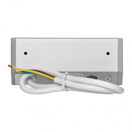 Gniazda-meblowe - or-gm-9005(gs)/g gniazdo meblowe podwójne nablatowe szaro-srebrne schuko 2x2p+z 3680w orno 