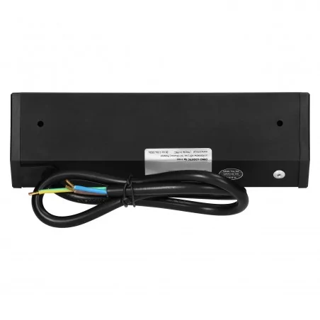 Gniazda-meblowe - or-gm-9001(gs)/b potrójne czarne gniazdo schuko meblowe 3x2p+z orno 