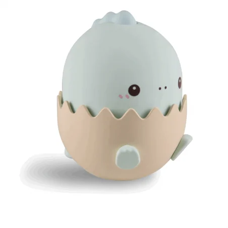 Oswietlenie-do-pokoju-dzieciecego - urocza dziecięca lampka nocna led mały dinozaur niebieski światło rgb usb-c baby dino 326980 polux-goldlux 
