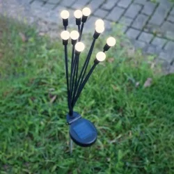 Lampy-solarne - rtv100493 lampa solarna led świetliki solarne x10 3000k 600mah li-ion sunari fls-89 forever light 