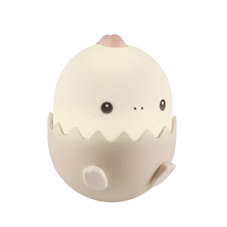 Oswietlenie-do-pokoju-dzieciecego - różowa lampka nocna led dla dzieci w kształcie małego dinozaura światło rgb usb-c baby dino 326973 polux-goldlux 