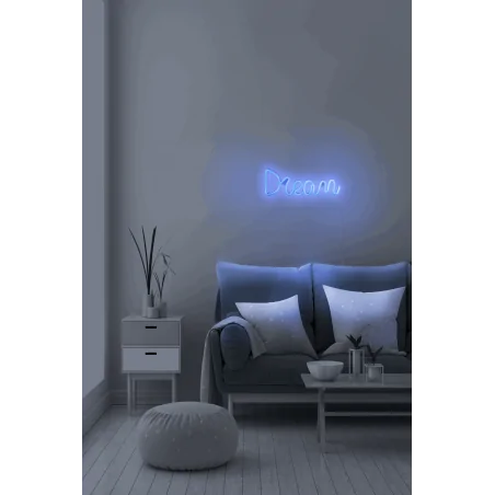 Neony-led - lampka led neonowy napis dream zasilanie usb-a+3xaa neon dream 327109 polux-goldlux 