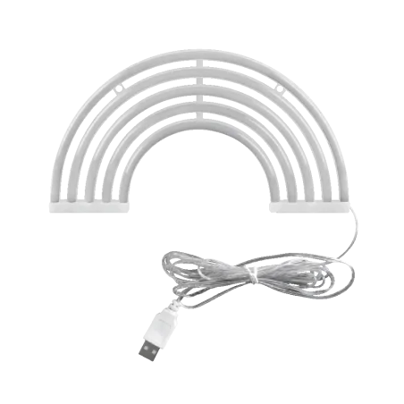 Neony-led - neon led kolorowa tęcza usb-a+zasilanie bateryjne 3xaa 327130 polux-goldlux 