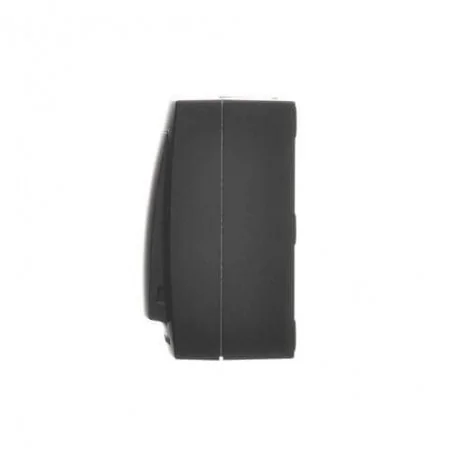 Wylaczniki-podwojne - natynkowy włącznik podwójny świecznikowy podświetlany czarny mat ip44 acw5l/49 simon aquaclick kontakt-simon 