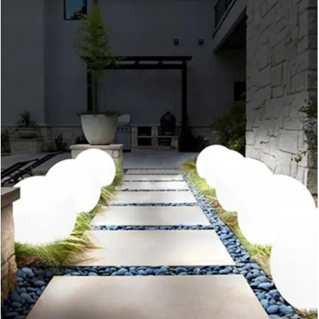 Lampy-kule-ogrodowe - lumogr0906 kula ogrodowa 20cm e27 ip65 lumikula2 lumiled 