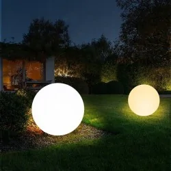Lampy-kule-ogrodowe - lumogr0916 kula ogrodowa wbijana led 30cm e27 ip65 lumikula2 lumiled 