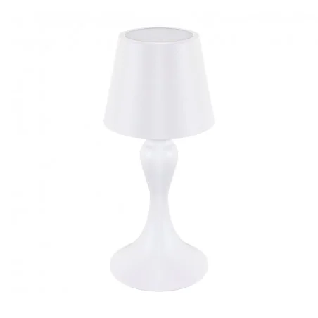 Lampki-nocne - biała lampka stołowa led 2w z 3-stopniową regulacją światła baron led 04412 ideus 