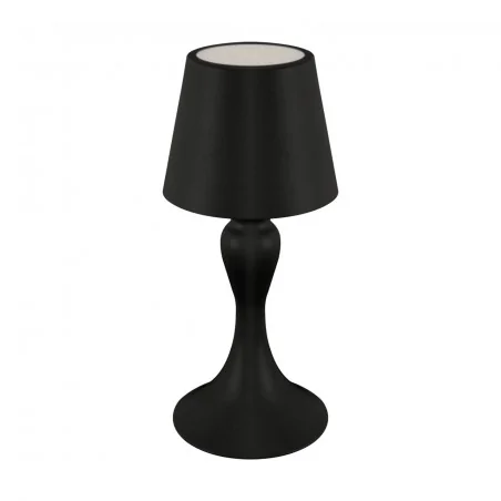 Lampki-nocne - lampka stołowa led w kolorze czarnym 2w regulacja światła ip54 baron led 04413 ideus 