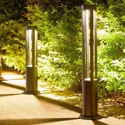 Slupki-ogrodowe - lumogr1155 lampa ogrodowa słupek stojący 60cm 12w led 4000k quero lumiled 