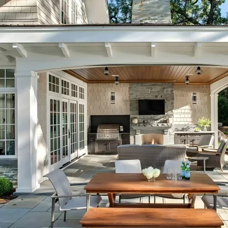 Kinkiety-ogrodowe - lumogr0485 ogrodowa kinkiet elewacyjny 2xe27 led góra-dół ringo lumiled 