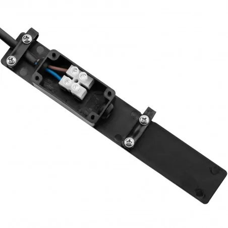 Slupki-ogrodowe - lumogr0490 czarny słupek ogrodowy 60cm e27 led ringo lumiled 