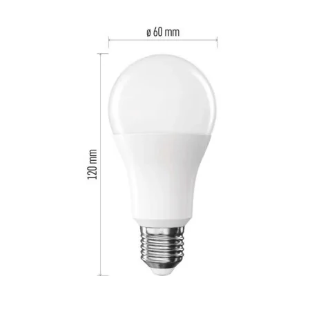 Gwint-trzonek-e27 - zq5e64 żarówka led setka a60 13w-100w e27 zimna 6500k 1521lm 3 lata emos 