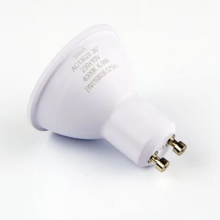 Gwint-trzonek-gu10 - żarówka led gu10 neutralna 6,9w-80w 4000k 575lm par16 led value eue osram 