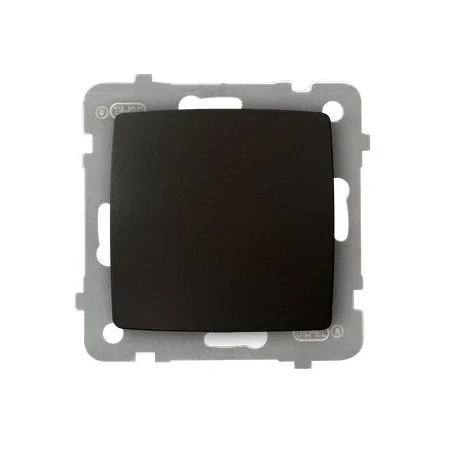 Wylaczniki-jednobiegunowe - łącznik jednobiegunowy czekoladowy met łp-1s/m/40 karo ospel 