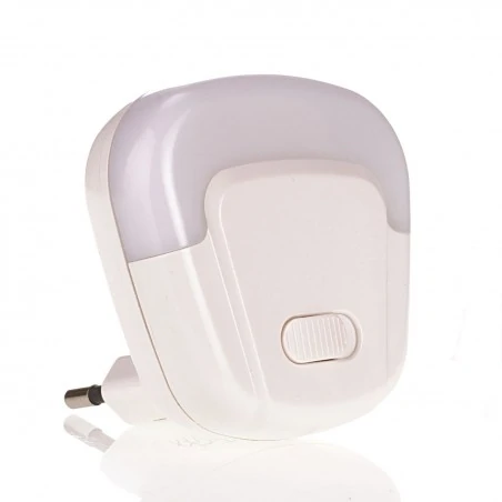 Lampki-do-kontaktu - ln-12-led lampka nocna mini do gniazdka ciepłe światło rum-lux 