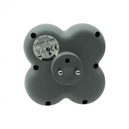 Rozgalezniki - rozg.r-31ws/s/b rozgałęźnik trzykrotny z/u + usb a i usb c plastrol 