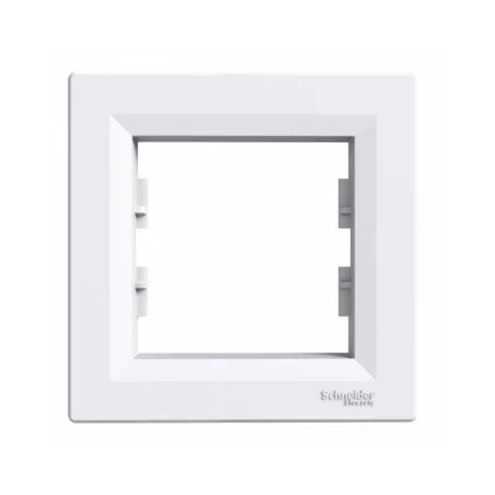Ramki-pojedyncze - eph5800121 ramka pojedyncza biała z serii asfora schneider 
