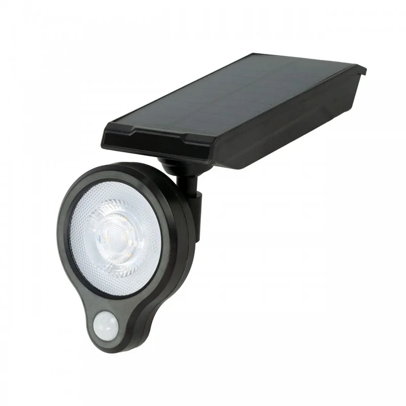 Lampy-solarne - vo2408 kinkiet solarny z czujnikiem led 4000k 2w oval volteno firmy VOLTENO 