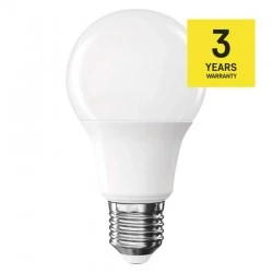 Gwint-trzonek-e27 - zq5e33 żarówka led a60 neutralna biel 5.8w-50w 2700k 645lm 3 lata emos 