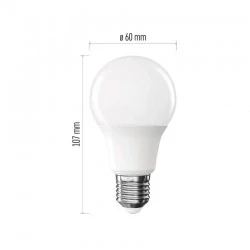 Gwint-trzonek-e27 - zq5e33 żarówka led a60 neutralna biel 5.8w-50w 2700k 645lm 3 lata emos 