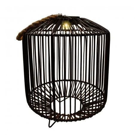 Ozdobne-oswietlenie-do-ogrodu - vo2849 czarna lampa ogrodowa solarna ażurowa led cis 2 volteno 