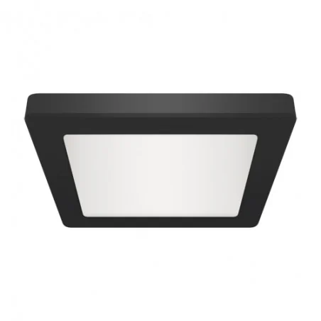 Oprawy-sufitowe - kwadratowa oprawa sufitowa led w kolorze czarnym 18w 3 barwy światła olga led d 04410 ideus 