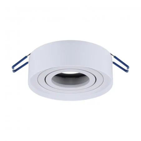 Oprawy-sufitowe-ruchome - 04487 białe oczko sufitowe regulowane okrągłe na żarówkę gu10 odyn c ideus 