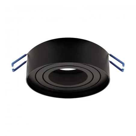 Oprawy-sufitowe-ruchome - 04488 pierścień ozdobny w kolorze czarnym gu10 odyn c ideus 