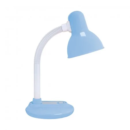 Lampki-biurkowe - 04426 niebieska lampka biurkowa na żarówkę e27 pesto ideus 